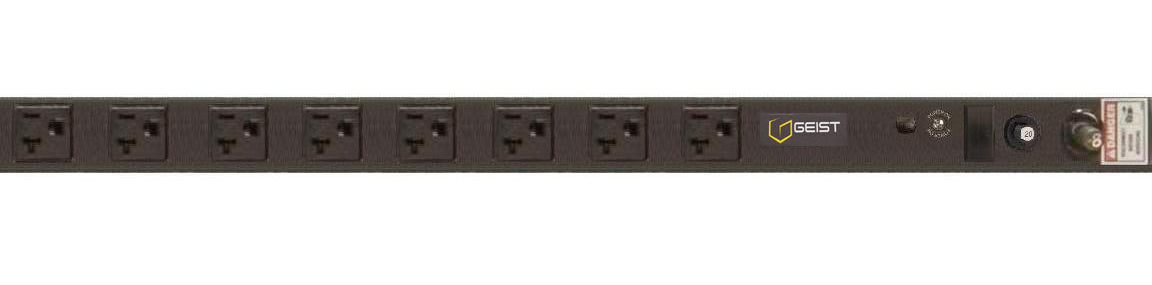 Vertiv NSVKN080-102S20 power distribution unit (PDU) 14 AC outlet(s) 0U Black