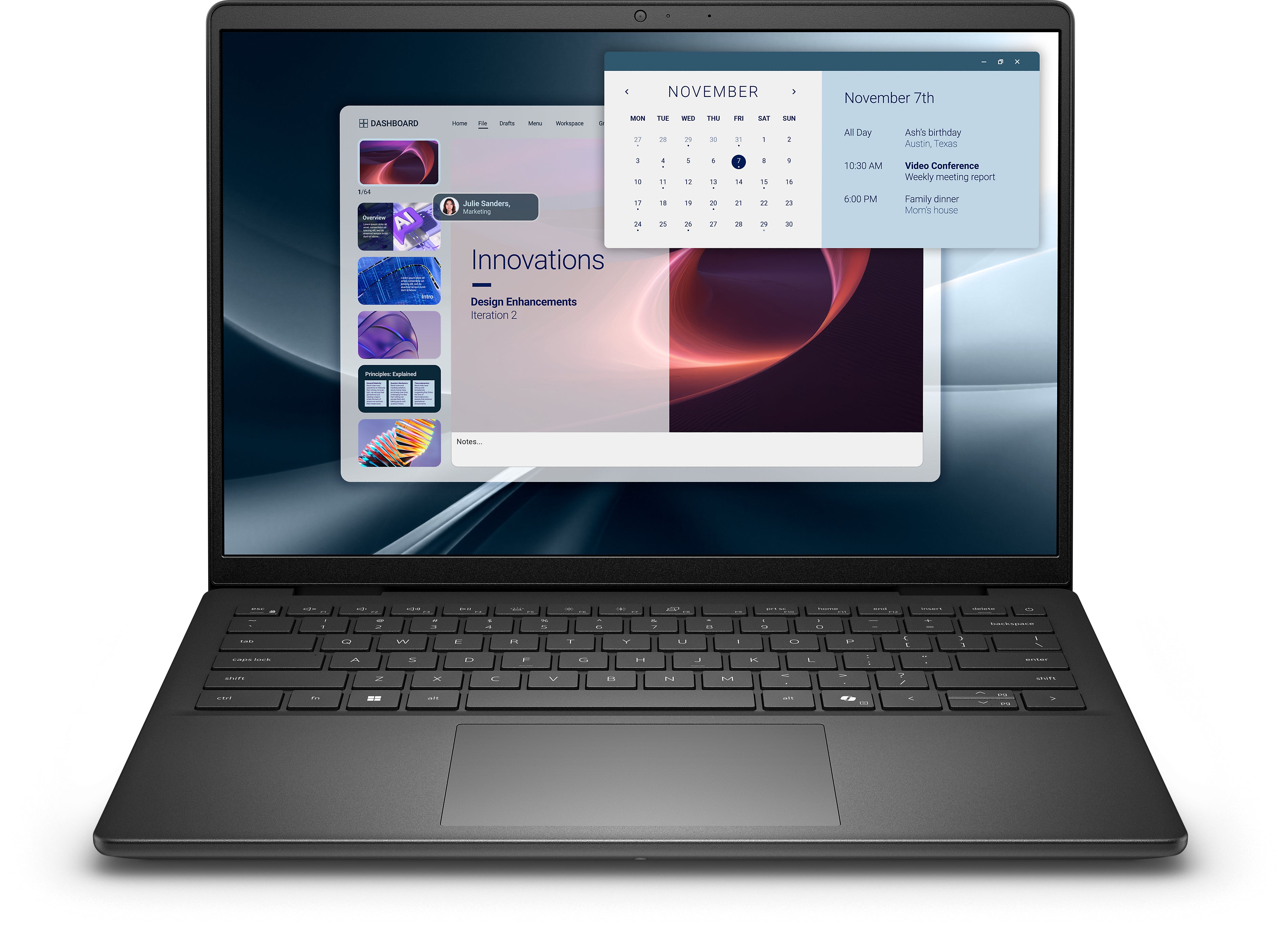 DELL Pro 14 Essential PV14255 AMD Ryzen™ 7 250 Laptop 14" Full HD+ 16 GB DDR5-SDRAM 512 GB SSD Wi-Fi 6 (802.11ax) Windows 11 Pro US English Black