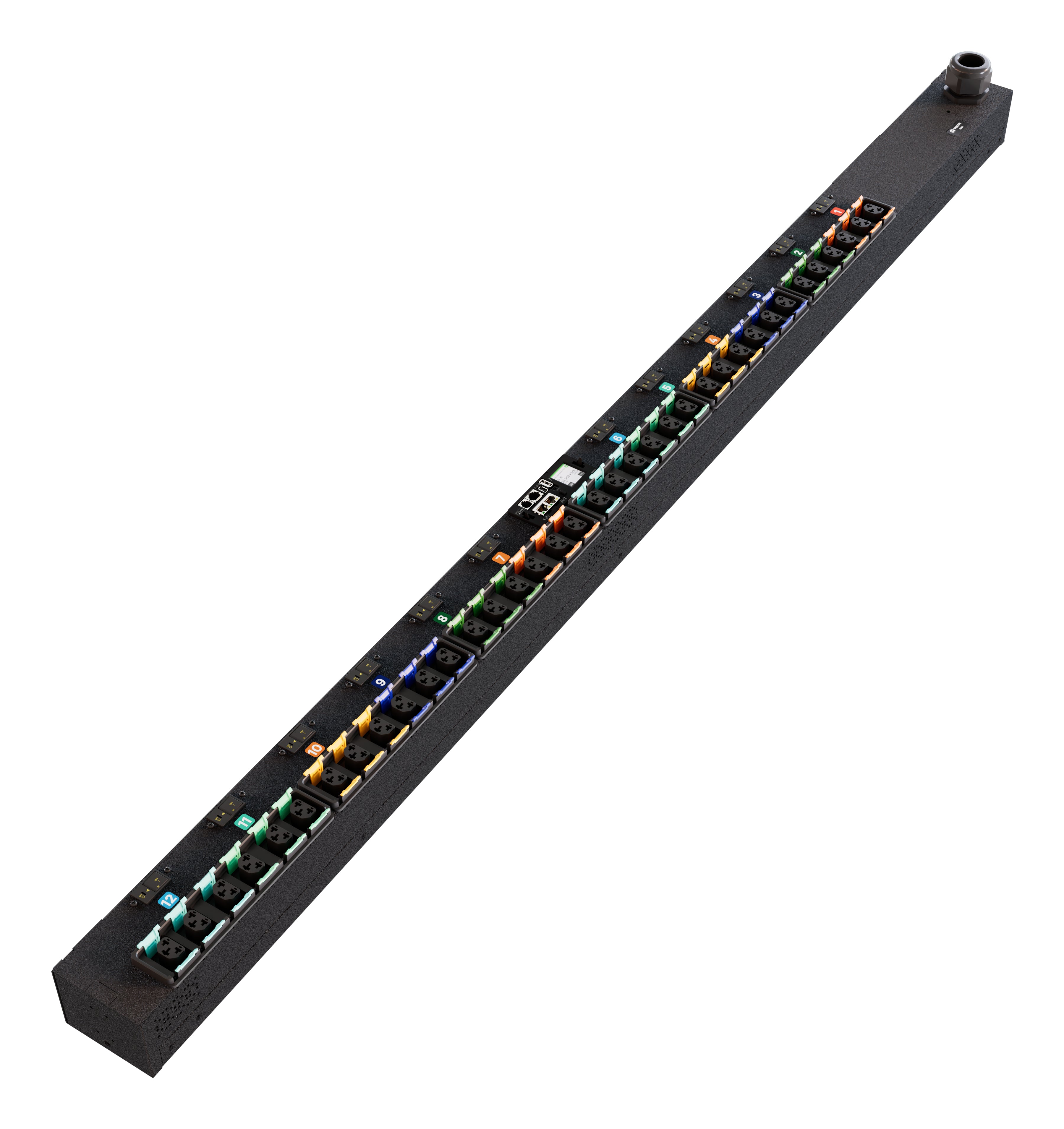 Vertiv PowerIT VP7U60A2 power distribution unit (PDU) 36 AC outlet(s) 0U Black