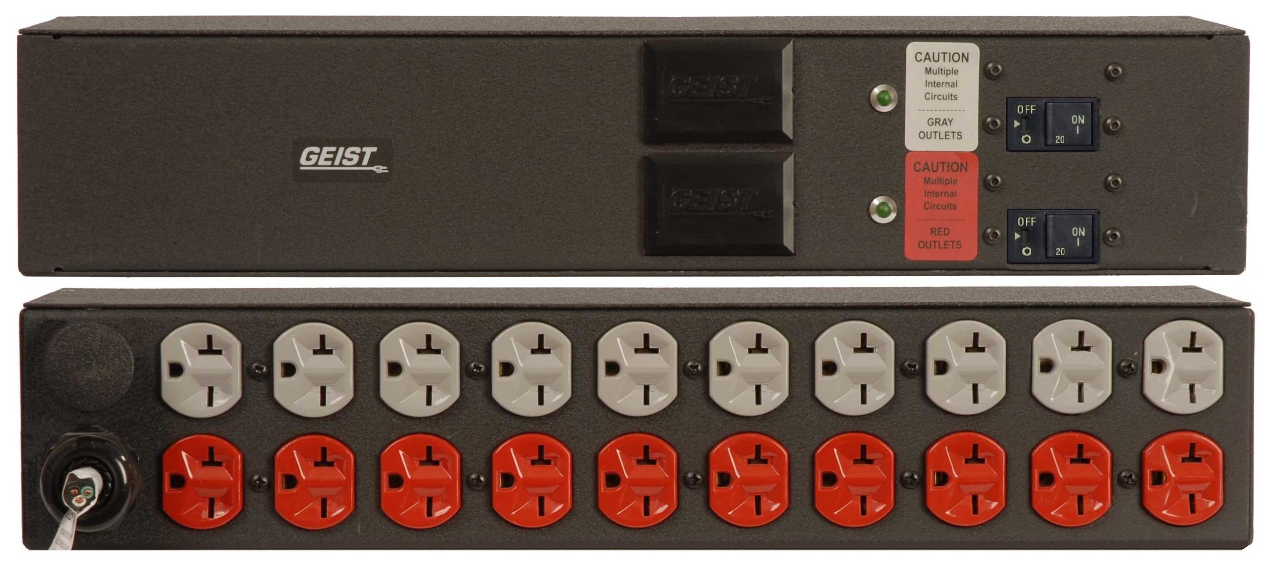 Vertiv 2XPR200-103D20TL6 power distribution unit (PDU) 20 AC outlet(s) 0U Black