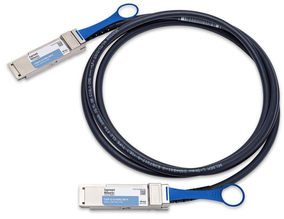 Legrand QSFP100G-CU-P InfiniBand/fibre optic cable 78.7" (2 m) QSFP28 DAC Black