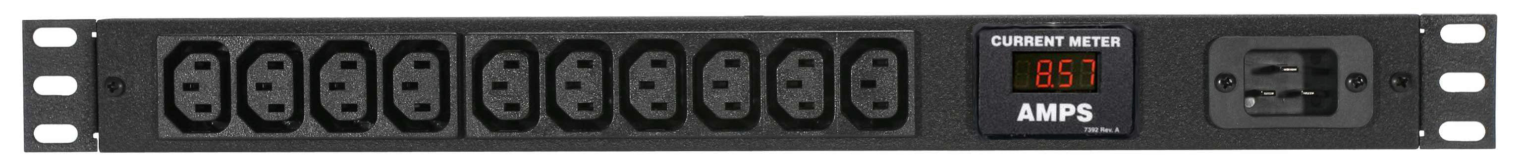 Vertiv Geist BRELAN102-0020/16 power distribution unit (PDU) 10 AC outlet(s) 0U Black