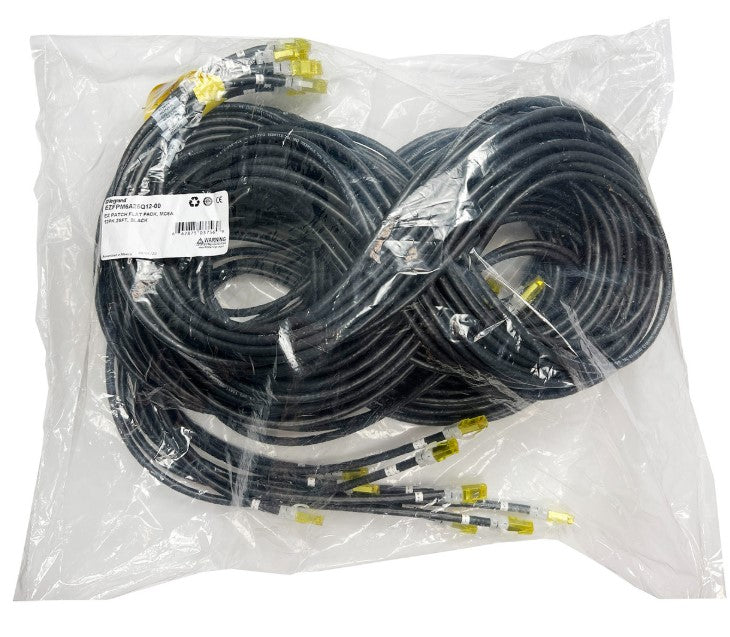 Legrand EZ Patch networking cable Black 107.9" (2.74 m) Cat6a