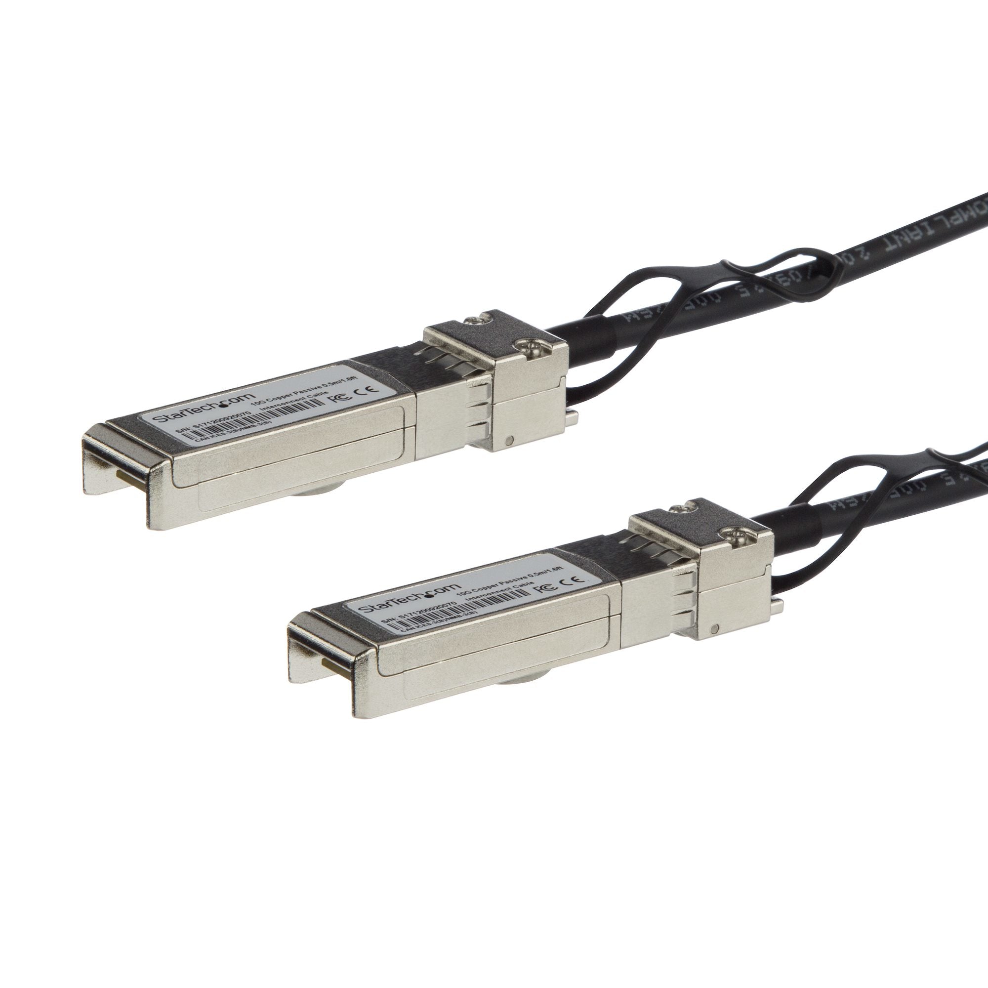 StarTech.com SFP10GPC5M InfiniBand/fibre optic cable 196.9" (5 m) SFP+ Black