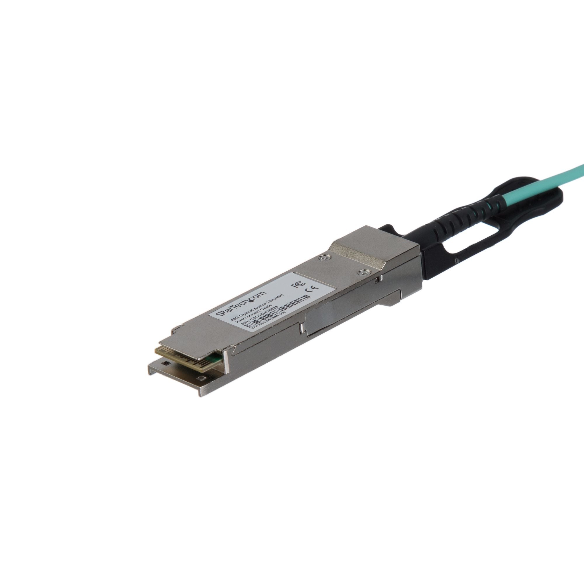 StarTech.com QSFP40GAO10M InfiniBand/fibre optic cable 393.7" (10 m) QSFP+ Black
