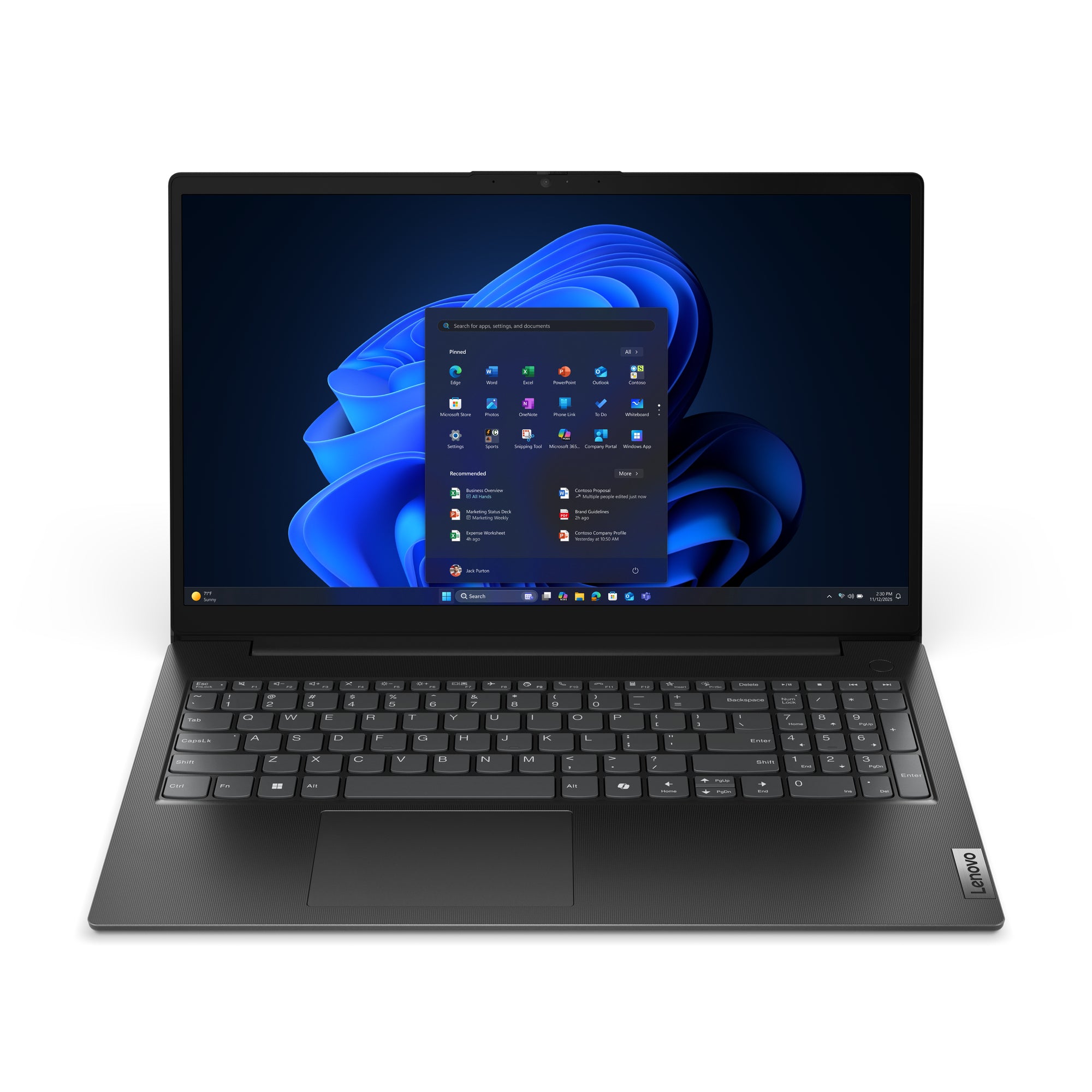 Lenovo V15 G6 ARP AMD Ryzen™ 3 Laptop 15.6" Full HD 8 GB DDR5-SDRAM 256 GB SSD Wi-Fi 6 (802.11ax) Windows 11 Pro Black