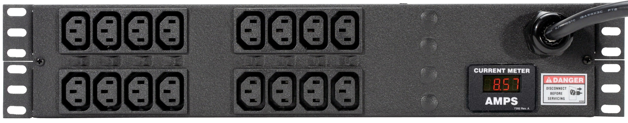 Vertiv Geist 2VHVLAN162-102C13TL6 power distribution unit (PDU) 16 AC outlet(s) 0U Black