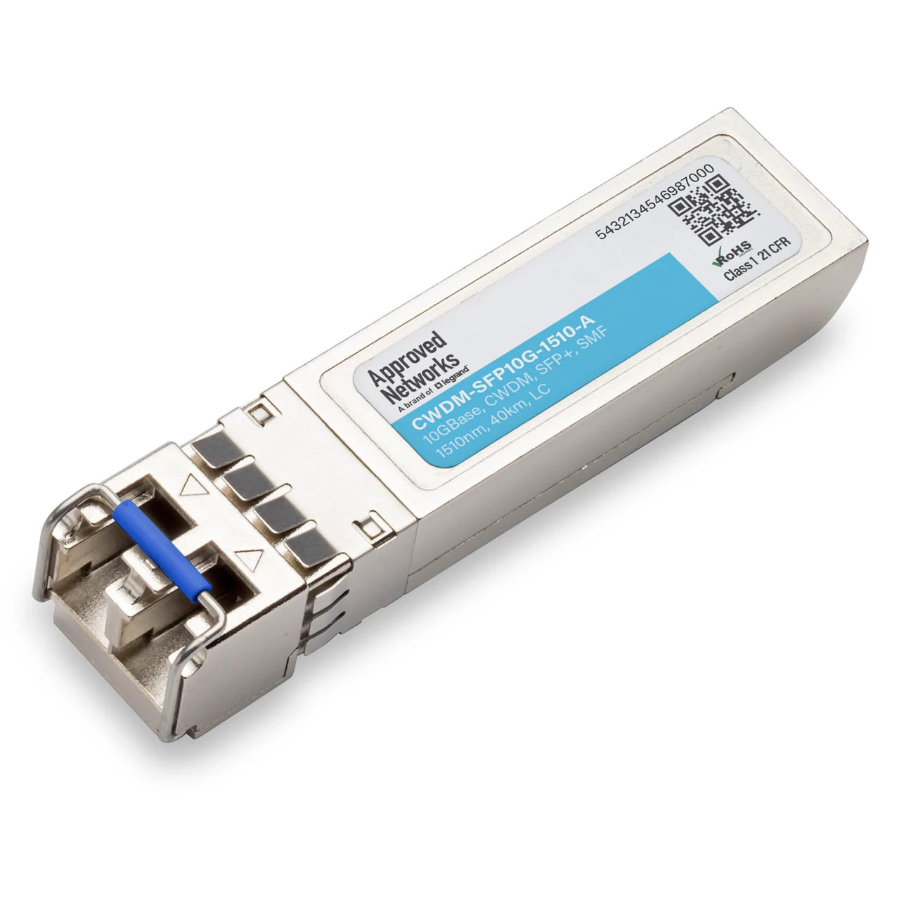 Legrand CWDM-SFP10G-1510-A network transceiver module Fiber optic 10 Mbit/s SFP+ 1510 nm