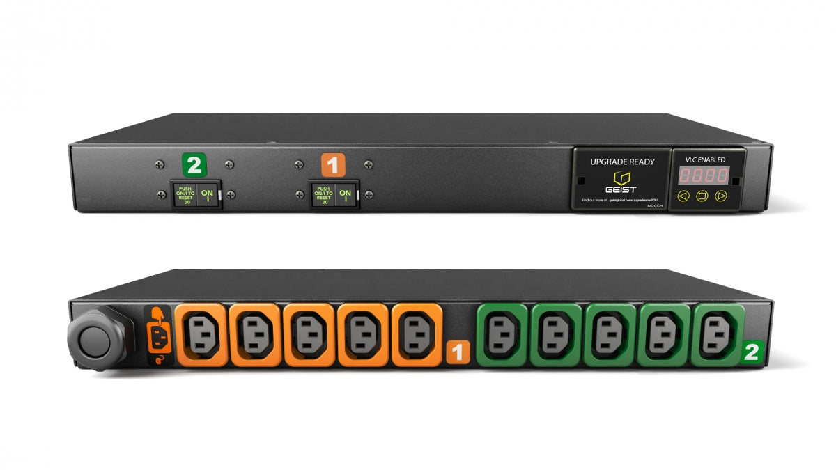 Vertiv I10114L power distribution unit (PDU) 10 AC outlet(s) 1U Black
