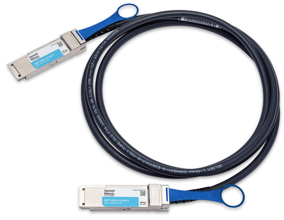 Legrand QSFP100G-CU-P InfiniBand/fibre optic cable 59.1" (1.5 m) QSFP28 DAC Black