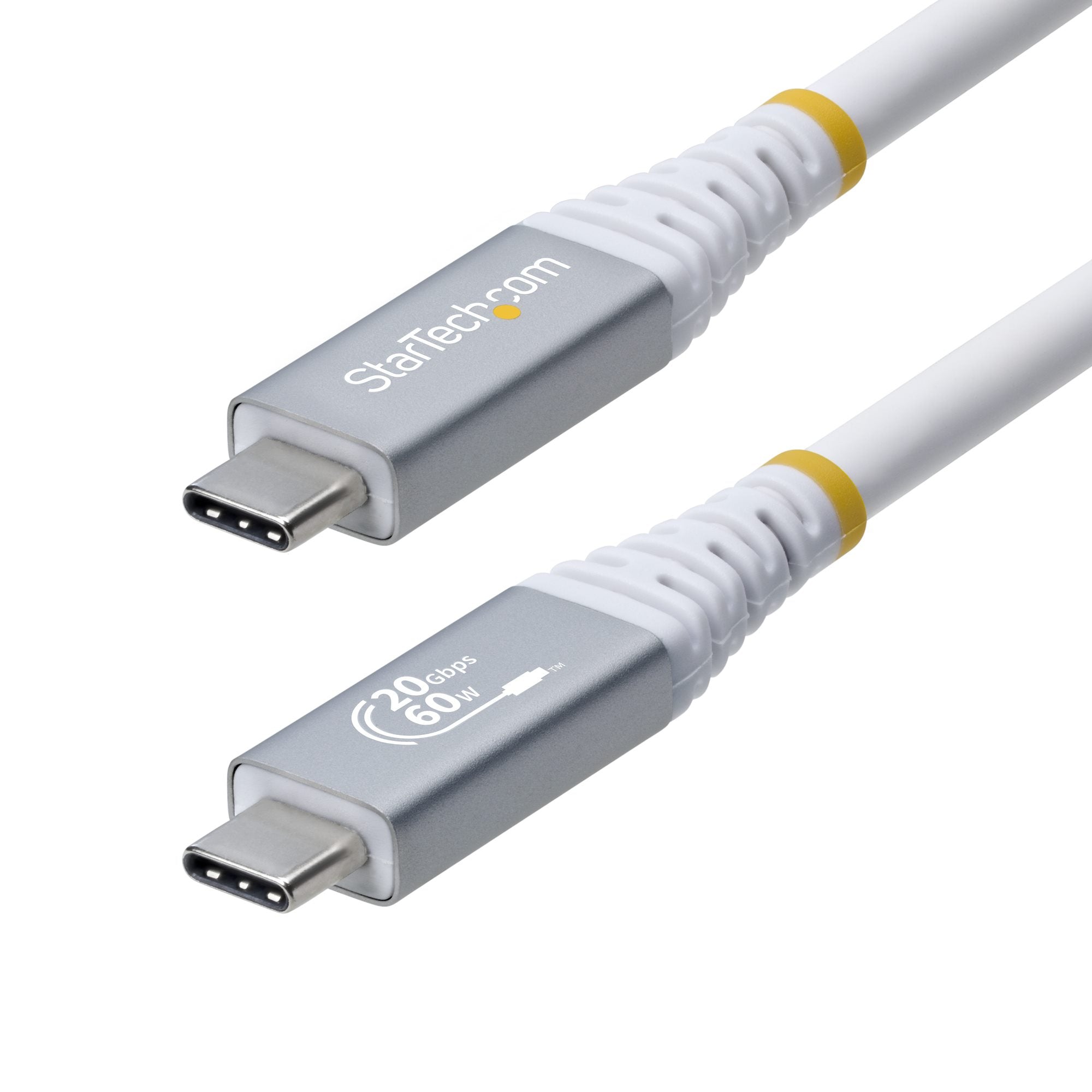 StarTech.com CC10FT20GUSB4CXW USB cable USB4 Gen 2x2 118.1" (3 m) USB C 20 Gbit/s 60 W White