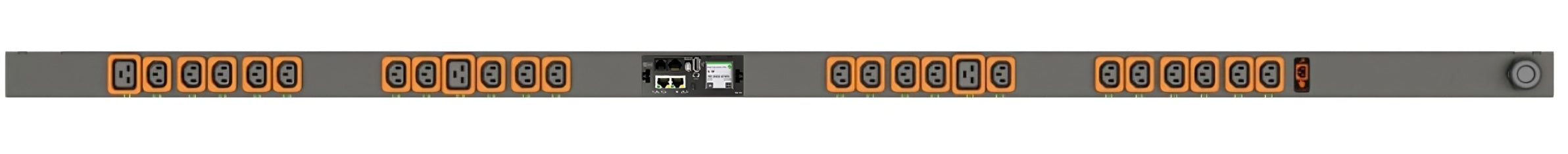 Vertiv Geist MNS5MGB0-24PK38-2TL6A0A10-S power distribution unit (PDU) 24 AC outlet(s) Black