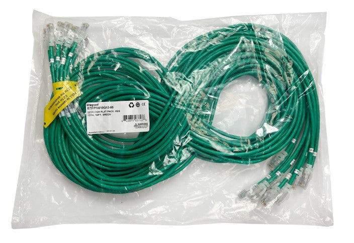 Legrand EZ Patch networking cable Green 83.9" (2.13 m) Cat6a
