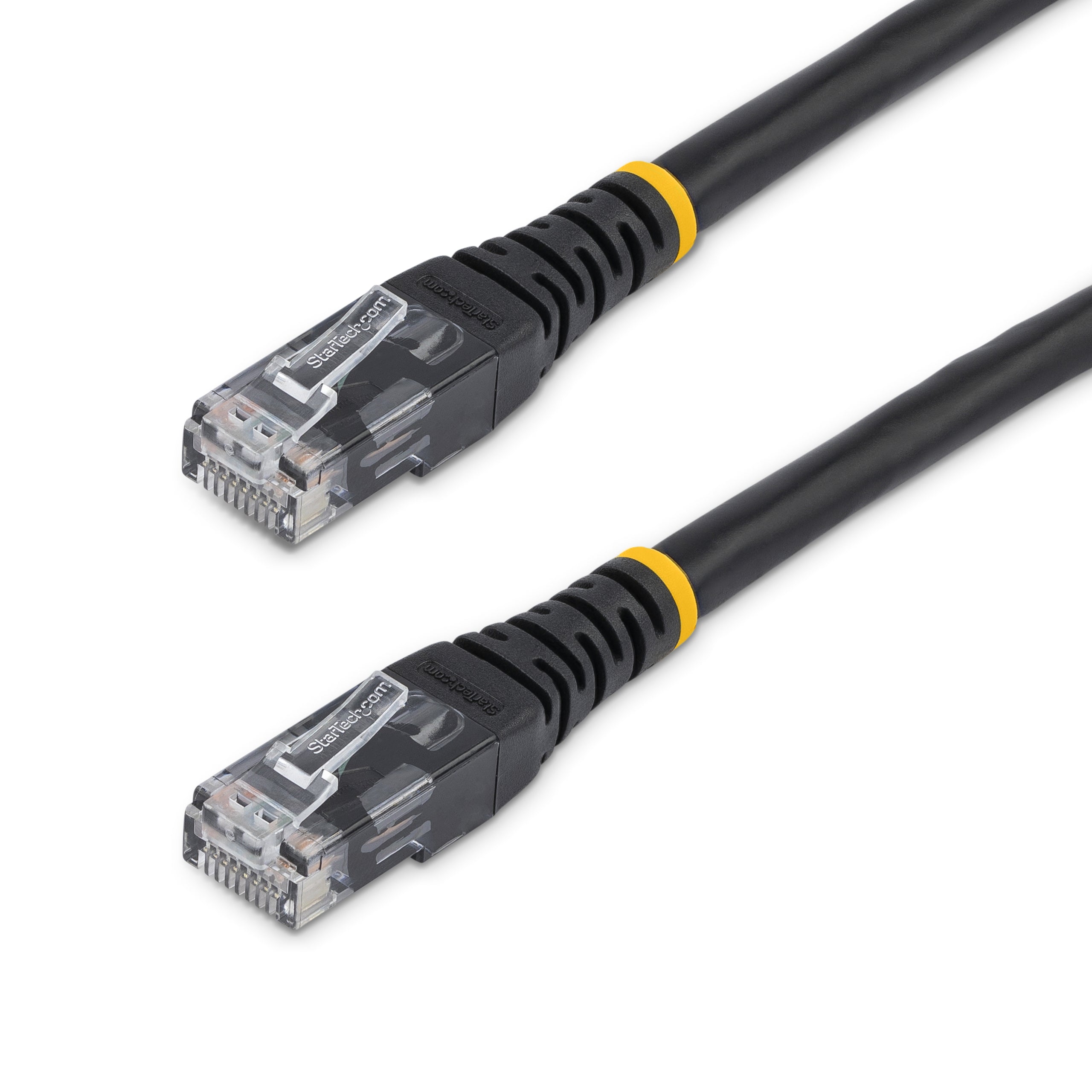 StarTech.com C6PATCH50BK networking cable Black 600" (15.2 m) Cat6 U/UTP (UTP)