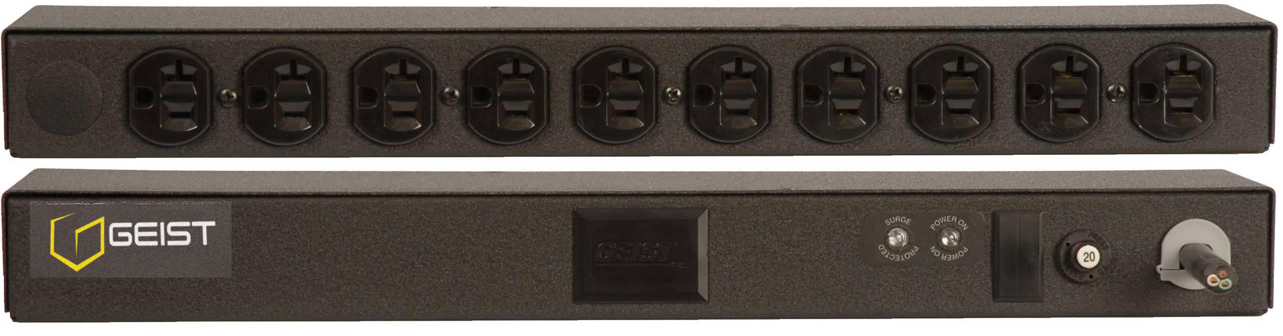 Vertiv SPFN104-1025 power distribution unit (PDU) 10 AC outlet(s) Black