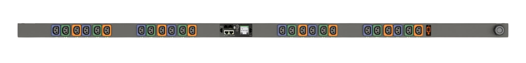 Vertiv Geist MNU5MGB0-24L138-2TL21A0A10-S-A power distribution unit (PDU) 24 AC outlet(s) 0U Black