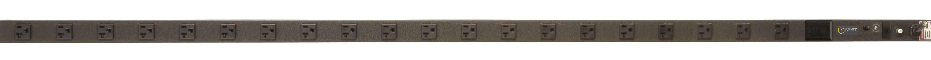 Vertiv Geist NSVBN200-102S20TL power distribution unit (PDU) 20 AC outlet(s) 0U Black