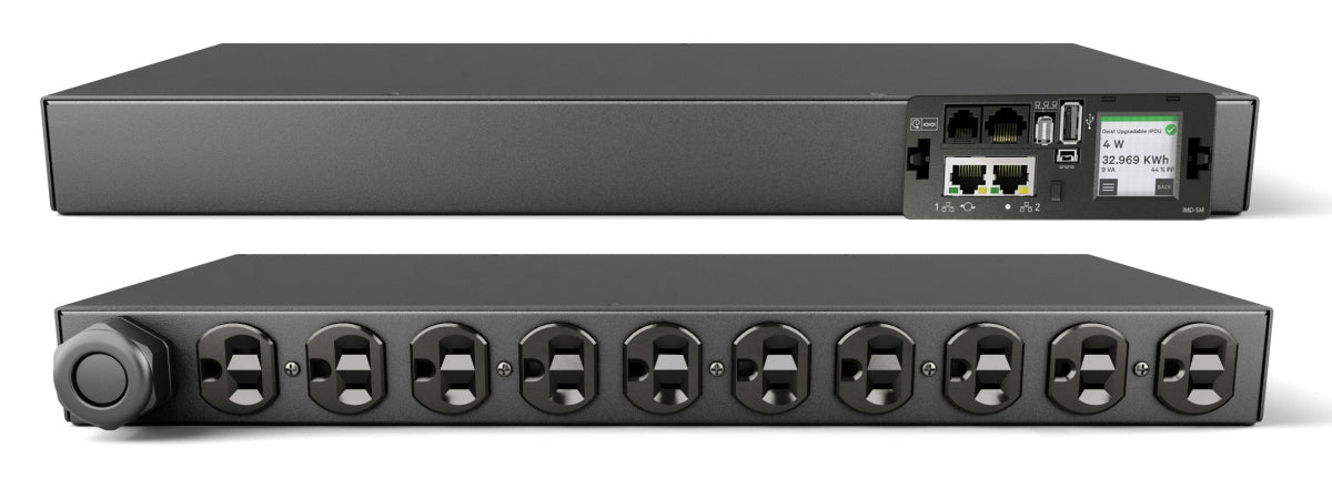 Vertiv Geist MN05M1R0-10D203-2TL5A0H10-S power distribution unit (PDU) 10 AC outlet(s) 0U Black
