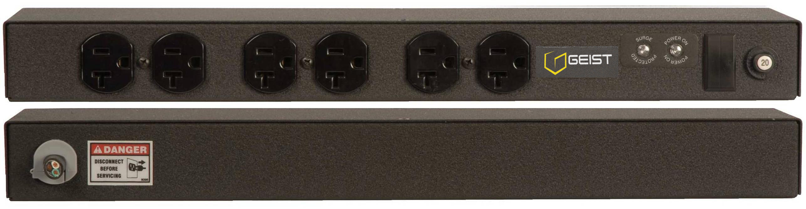 Vertiv SPFN064-1023 power distribution unit (PDU) 6 AC outlet(s) Black