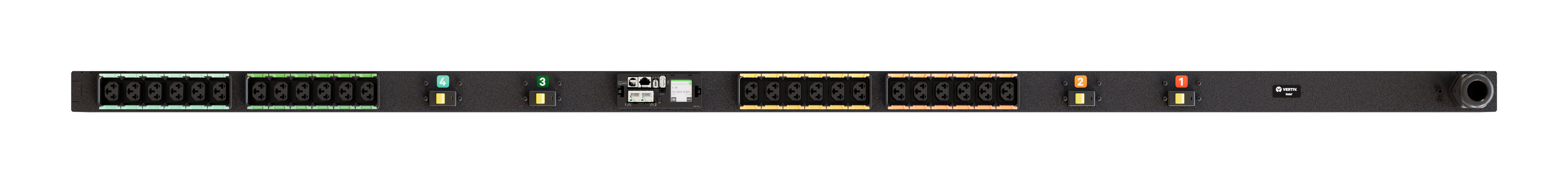 Vertiv PowerIT VP4U60A1 power distribution unit (PDU) 24 AC outlet(s) 0U Black