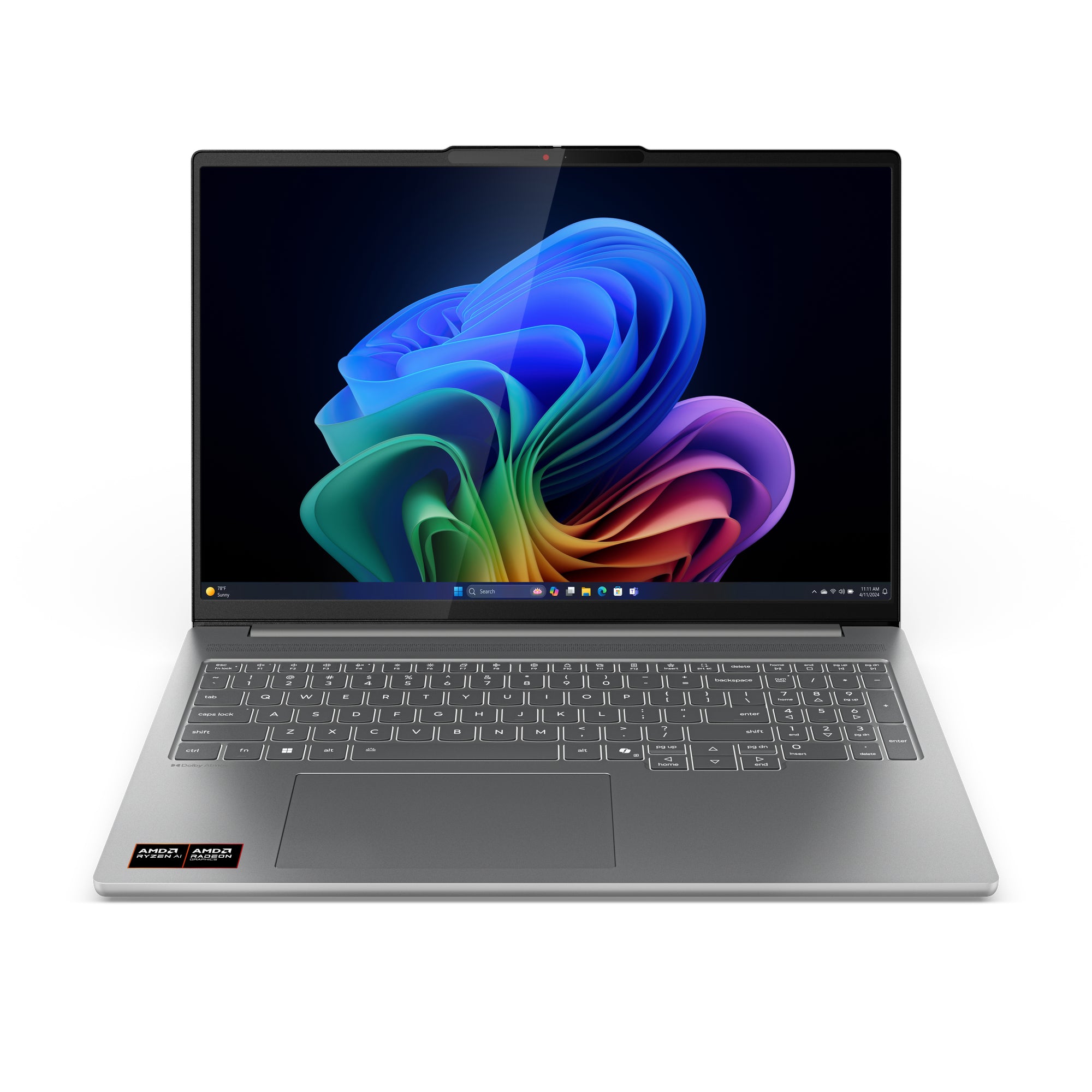 Lenovo IdeaPad Pro 5 16IAH10 Intel Core Ultra 7 255H Laptop 16" Touchscreen 2.8K 16 GB LPDDR5x-SDRAM 1 TB SSD NVIDIA® GeForce RTX™ 5050 Wi-Fi 7 (802.11be) Windows 11 Pro English Gray