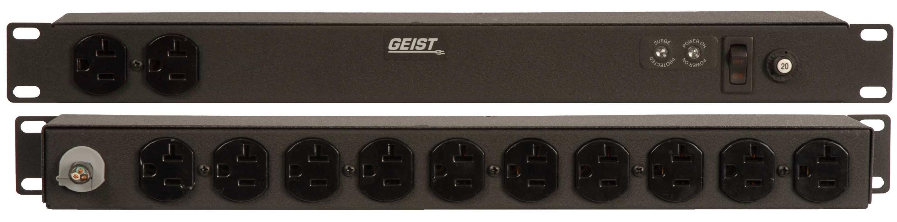 Vertiv SP124-1026TL power distribution unit (PDU) 12 AC outlet(s) Black
