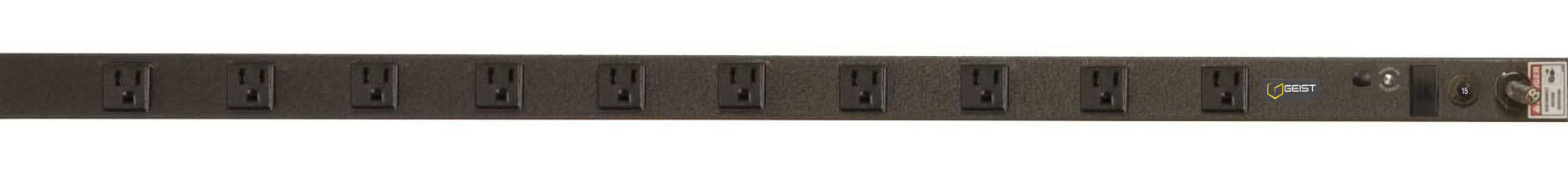 Vertiv Geist NSVAN100-101R15 power distribution unit (PDU) 10 AC outlet(s) 0U Black