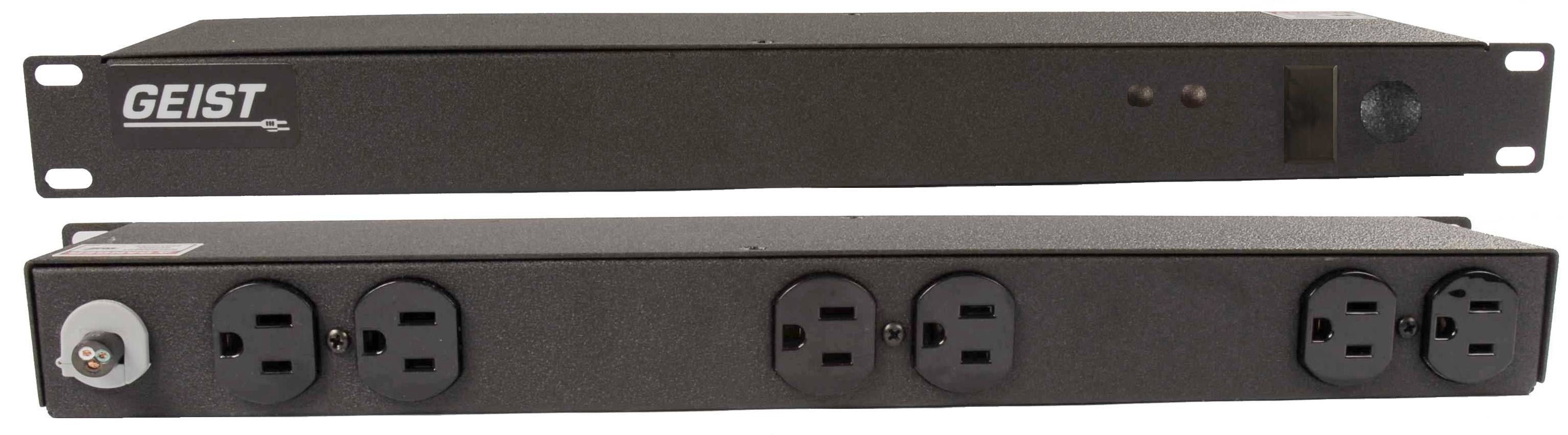 Vertiv Geist JRN062-101D15ST5 power distribution unit (PDU) 6 AC outlet(s) 0U Black