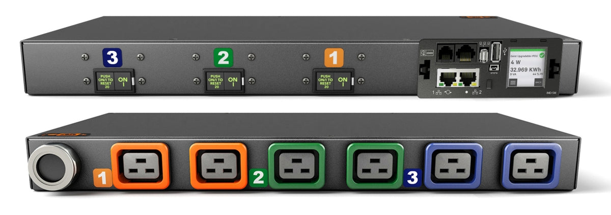 Vertiv Geist MN05M1R1-06L198-3TL21A0H10-S power distribution unit (PDU) 6 AC outlet(s) 0U Black