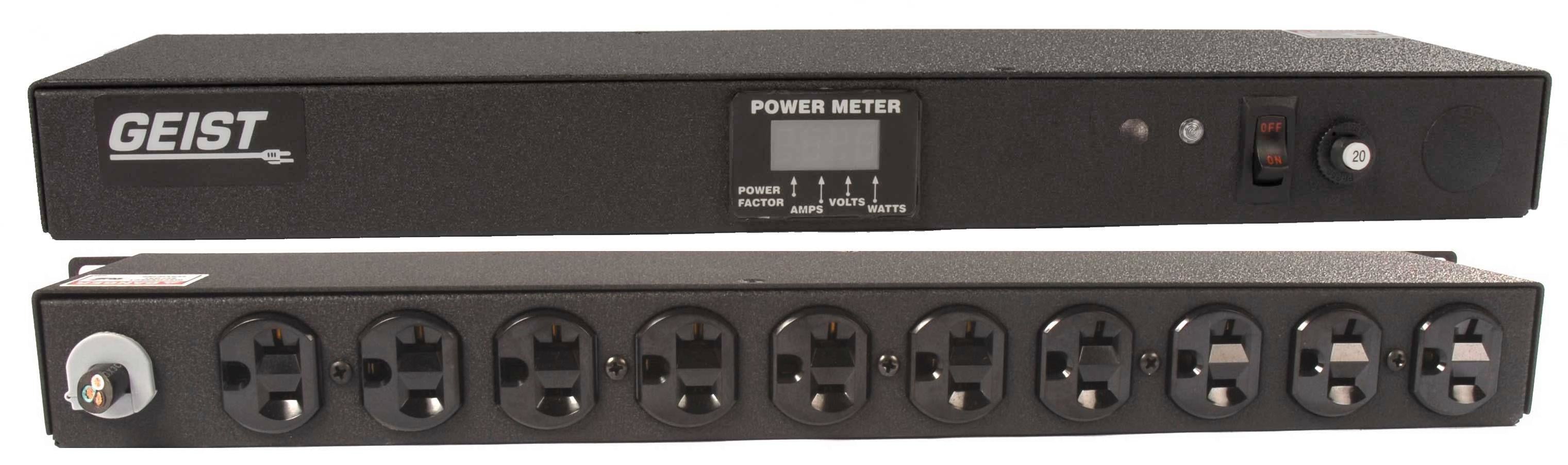 Vertiv Geist BRC100-1025 power distribution unit (PDU) 10 AC outlet(s) 0U Black