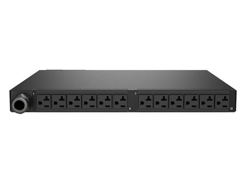 Vertiv Geist MNU5M1R5-12S153-1ST5A0H10-S power distribution unit (PDU) 12 AC outlet(s) 0U Black