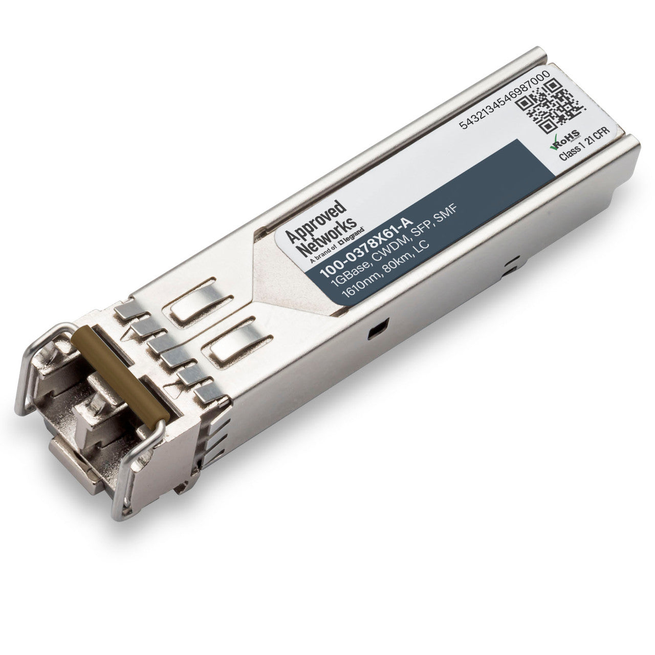 Legrand 100-0378X61-A network transceiver module Fiber optic 1250 Mbit/s SFP 1610 nm