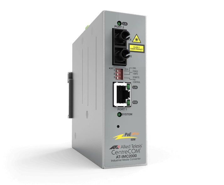 Allied Telesis AT-IMC2000TP/SC-980 network media converter 1000 Mbit/s 850 nm Multi-mode Gray