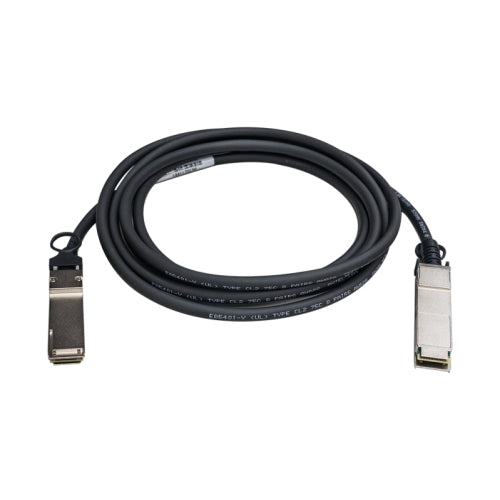 QNAP CAB-NIC40G30M-QSFP InfiniBand/fibre optic cable 118.1" (3 m) QSFP+ Black
