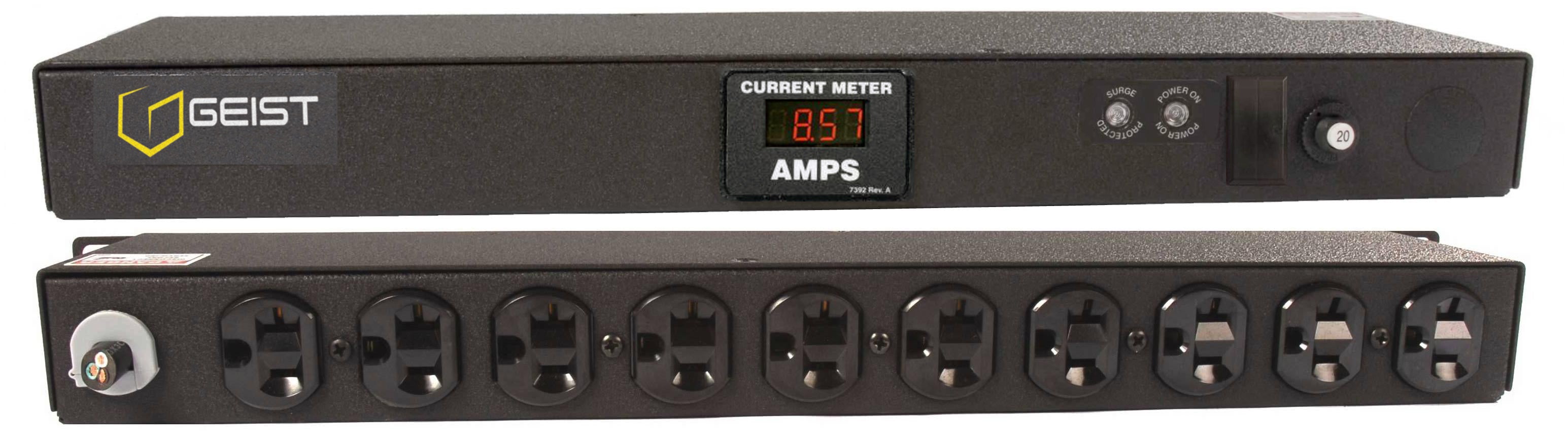 Vertiv SPAN104-1025TL power distribution unit (PDU) 10 AC outlet(s) 0U Black