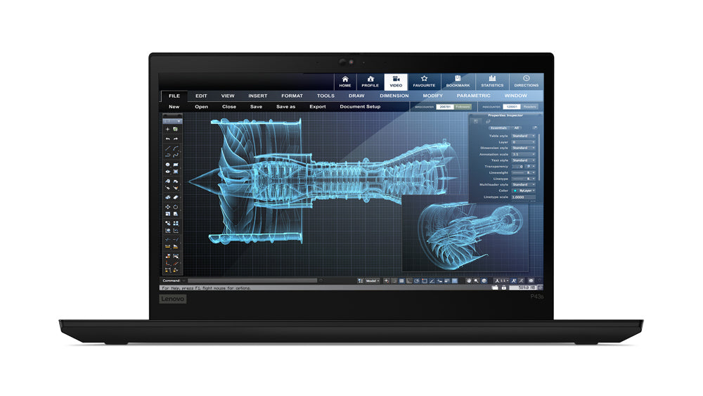 Lenovo ThinkPad P43s Intel® Core™ i7 i7-8565U Mobile workstation 14" Full HD 32 GB DDR4-SDRAM 1 TB SSD NVIDIA Quadro P520 Wi-Fi 5 (802.11ac) Windows 10 Pro Black