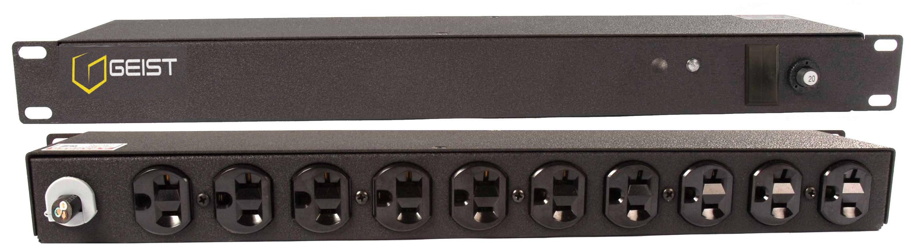 Vertiv Geist BRN100-1025TL power distribution unit (PDU) 10 AC outlet(s) 0U Black