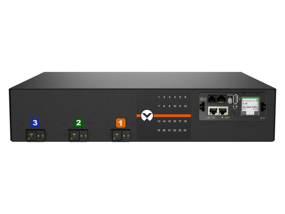 Vertiv Geist MNR5MDR6-24CF18-3TL15A0H10-S power distribution unit (PDU) 24 AC outlet(s) 0U Black