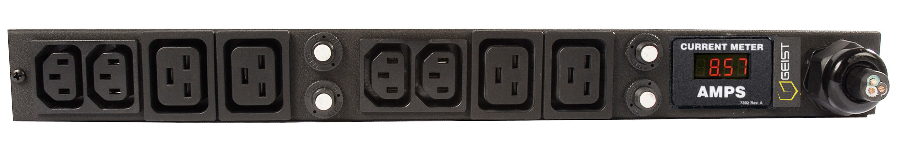 Vertiv VRELAN080-103I44TL6 power distribution unit (PDU) 8 AC outlet(s) Black