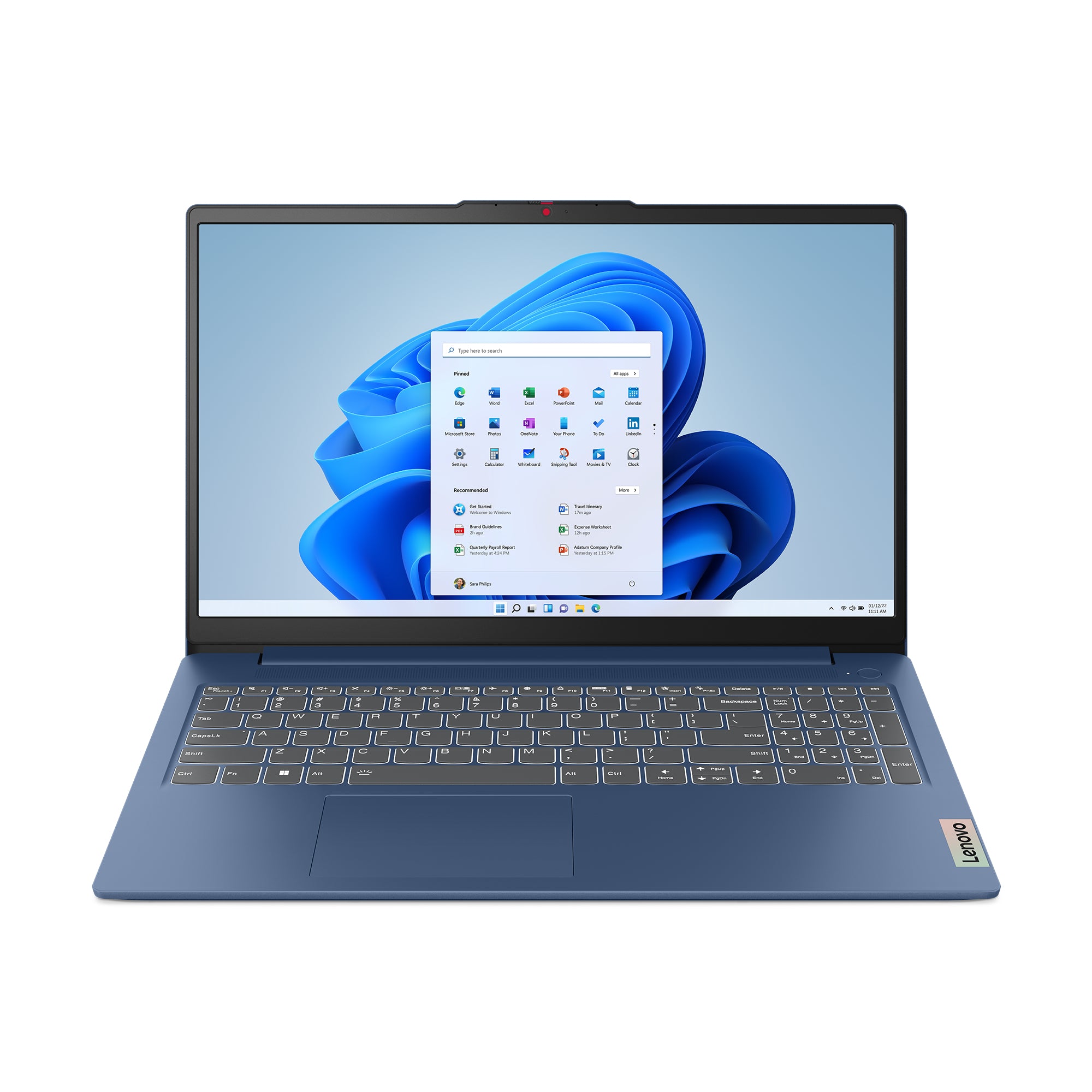 Lenovo IdeaPad Slim 3 15IAN8 Intel Core i3 N-series i3-N305 Laptop 15.6" Full HD 8 GB LPDDR5-SDRAM 256 GB SSD Wi-Fi 6 (802.11ax) Windows 11 Home English Blue