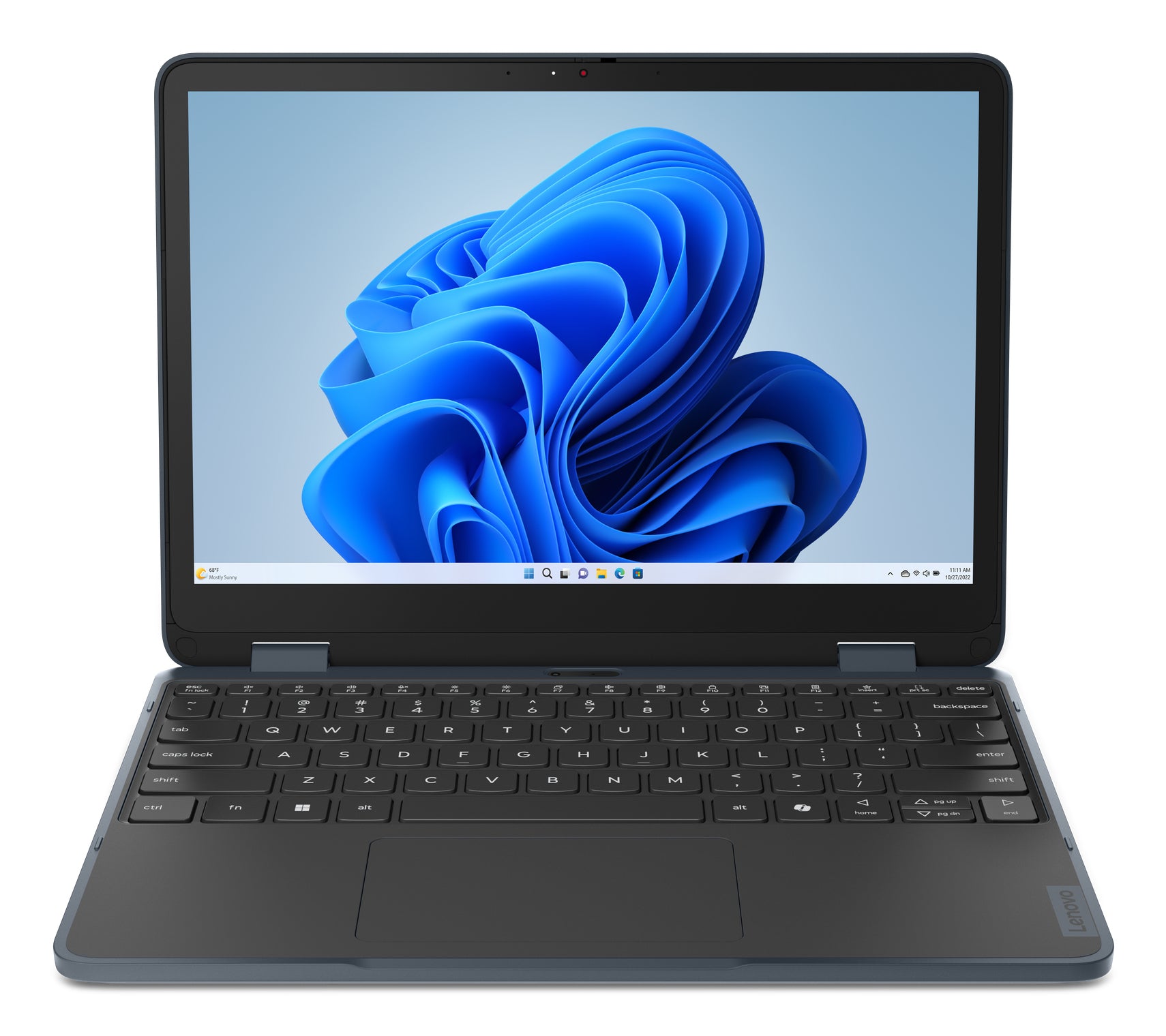 Lenovo 500w 2-in-1 Gen 5 N250 Hybrid (2-in-1) 12.2" Touchscreen WUXGA 8 GB LPDDR5-SDRAM 128 GB SSD Wi-Fi 6E (802.11ax) Windows 11 Pro Gray