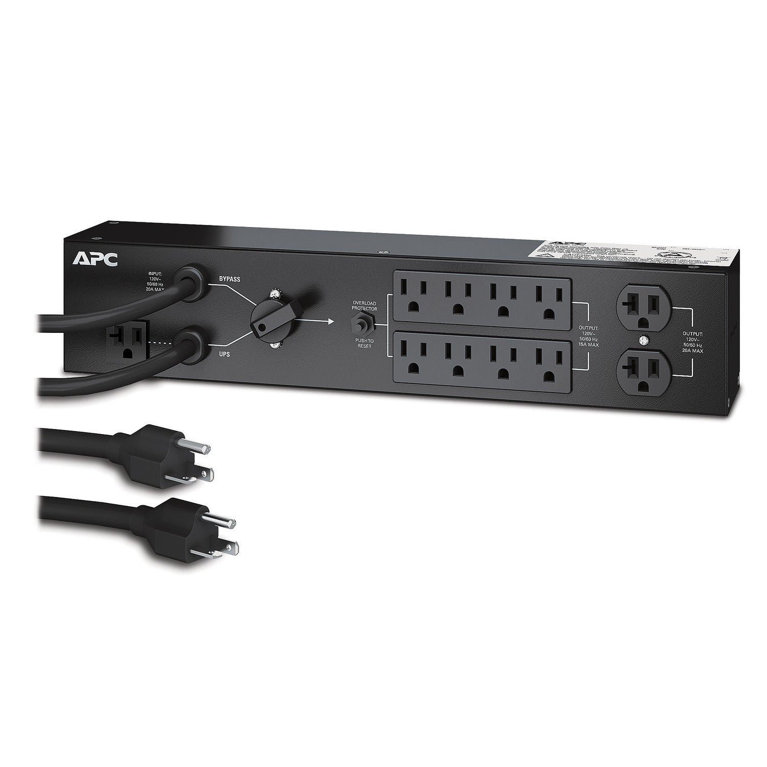 APC SBP2200RM power distribution unit (PDU) 8 AC outlet(s) Black