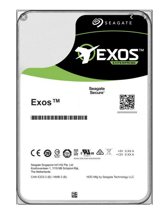 Seagate Exos X16 internal hard drive 16 TB 7200 RPM 256 MB 3.5" SAS