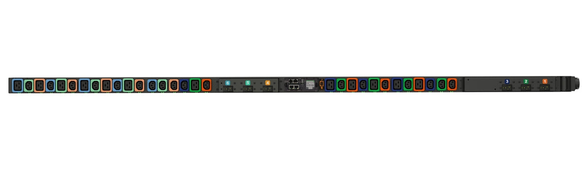 Vertiv DUS5MGW1-30PHB7-2S02A9K00-S-A power distribution unit (PDU) 30 AC outlet(s) Black