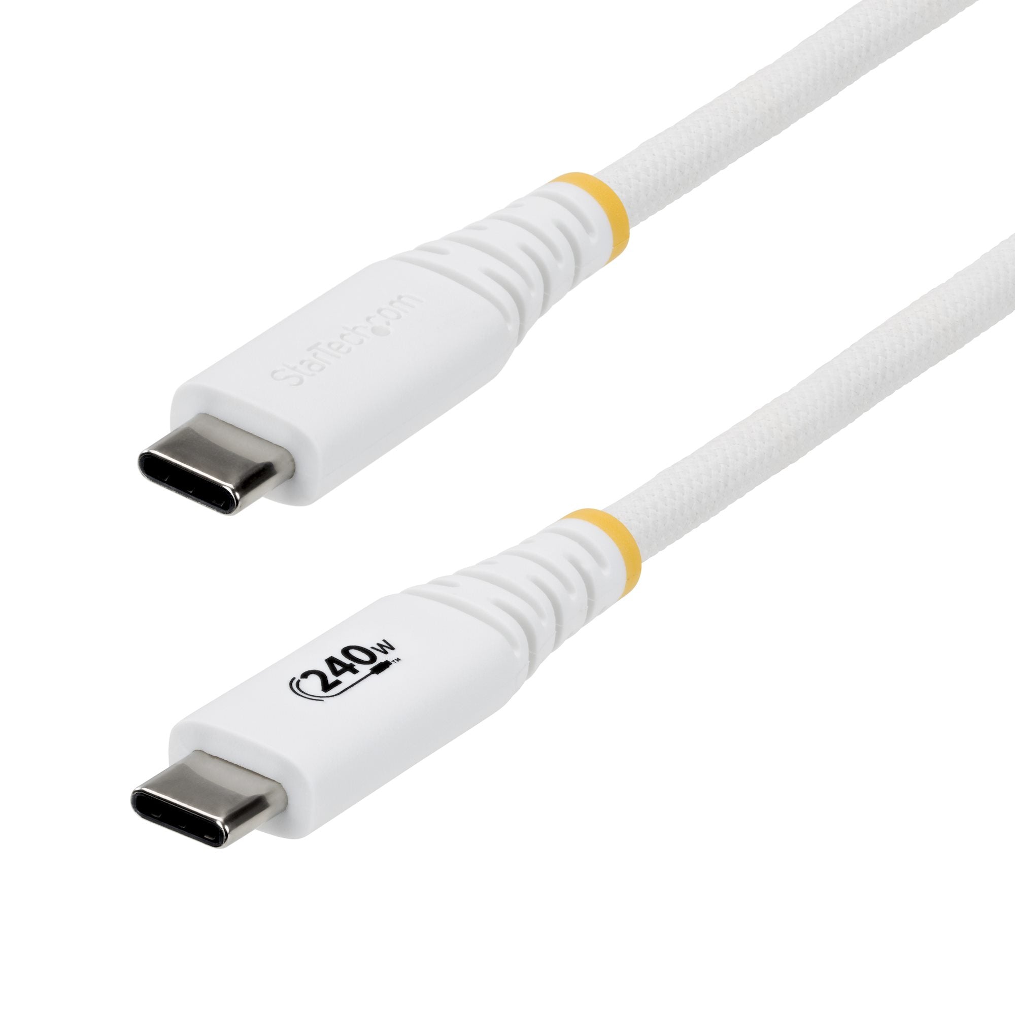 StarTech.com S2CEPR10FW-USB-CABLE USB cable USB 2.0 122" (3.1 m) USB C 0.48 Gbit/s 240 W White