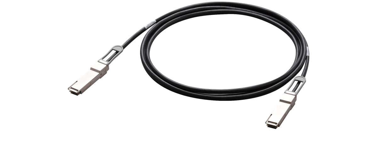 Allied Telesis AT-QSFP28-3CU InfiniBand/fibre optic cable 118.1" (3 m) Black, Stainless steel
