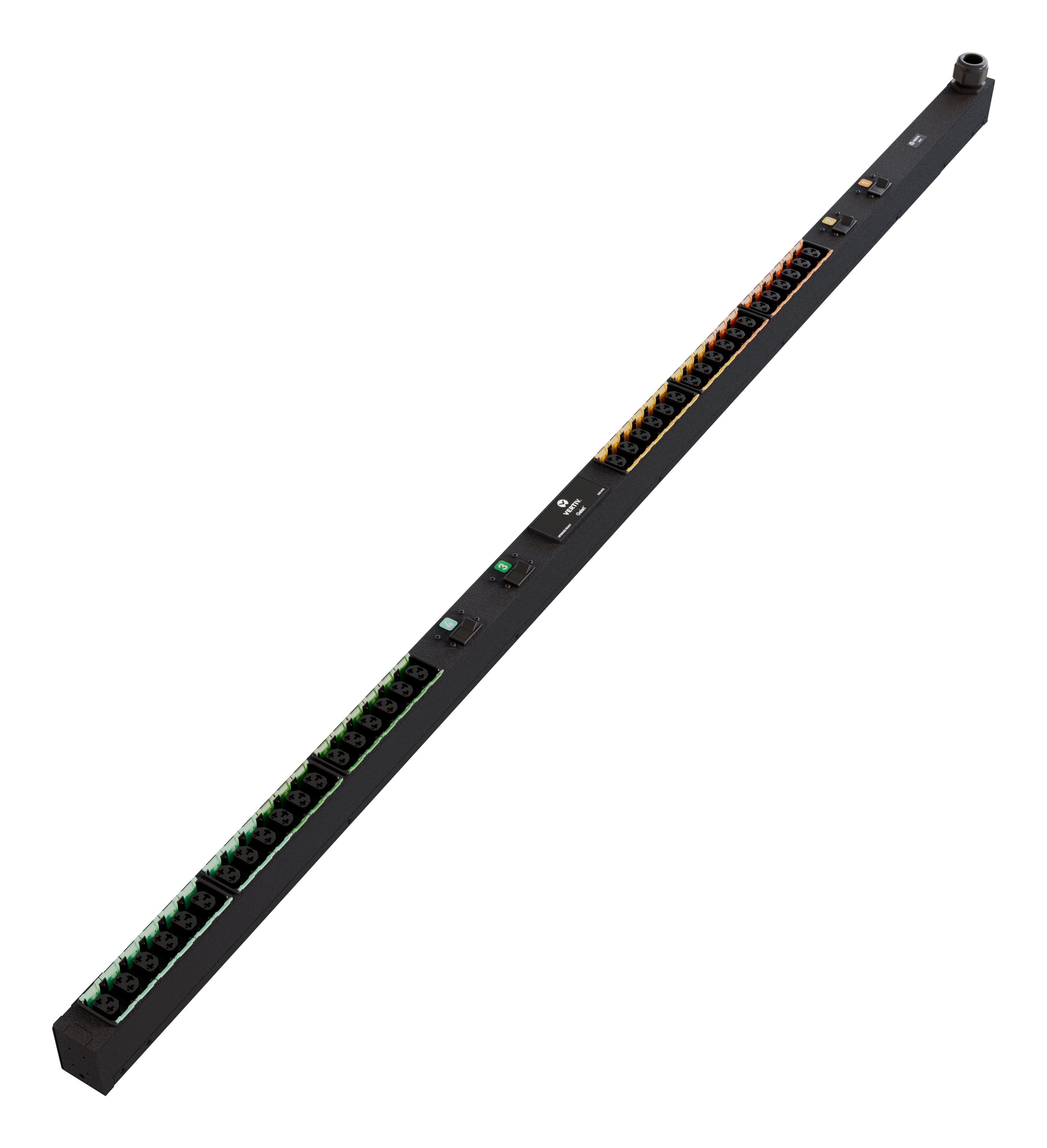 Vertiv PowerIT VP1U60A1 power distribution unit (PDU) 24 AC outlet(s) 0U Black