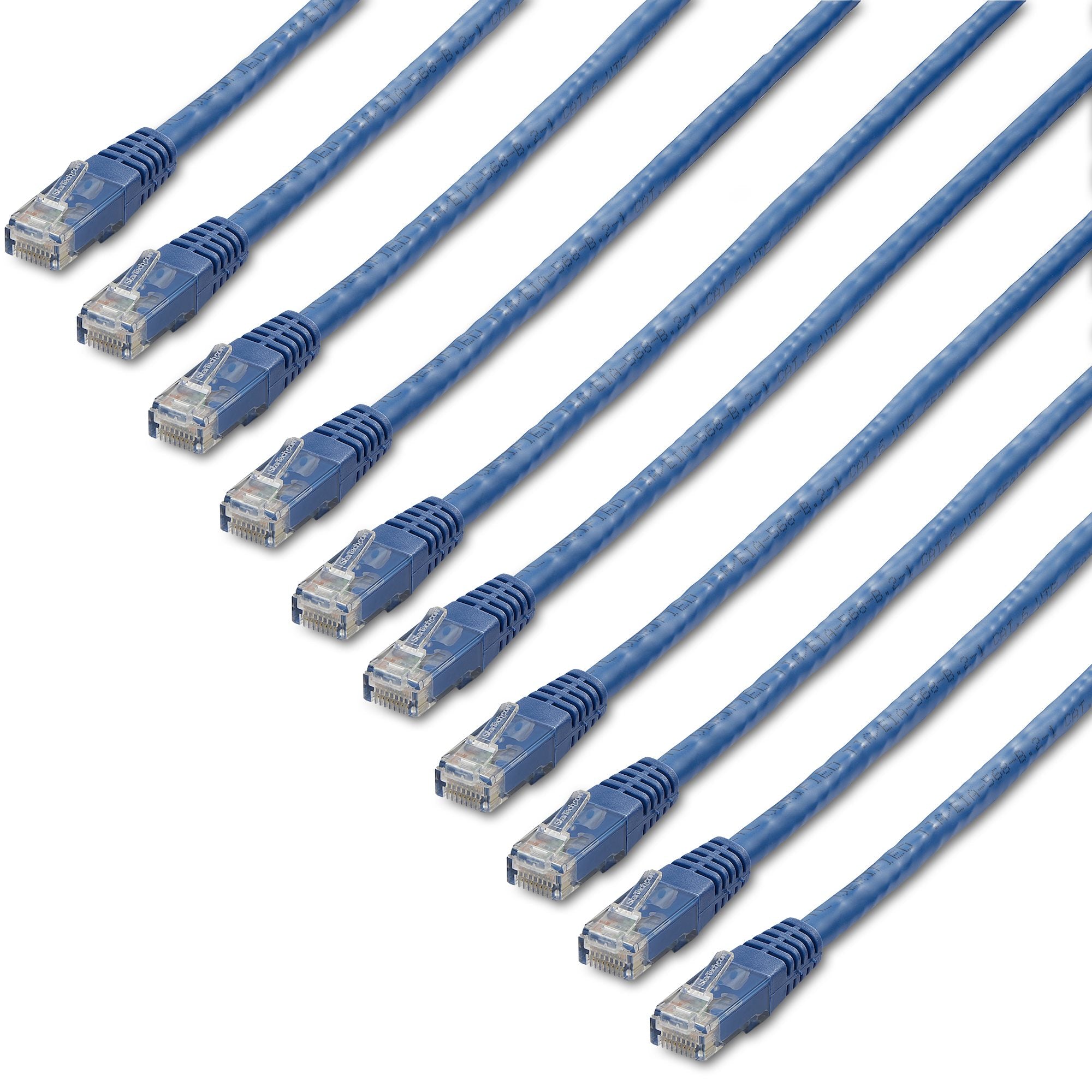 StarTech.com C6PATCH3BL10PK networking cable Blue 35.4" (0.9 m) Cat6 U/UTP (UTP)