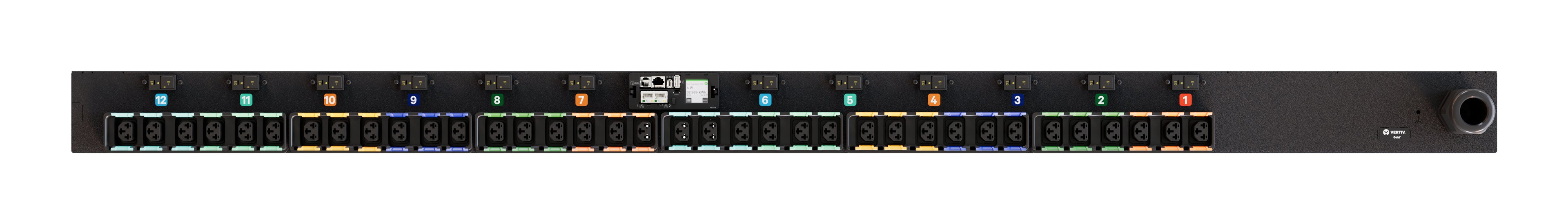 Vertiv PowerIT VP6U60A2 power distribution unit (PDU) 36 AC outlet(s) 0U Black