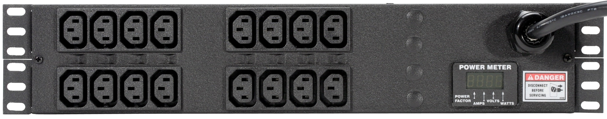 Vertiv 2VHVLCN162-102C13TL6 power distribution unit (PDU) 16 AC outlet(s) 0U Black